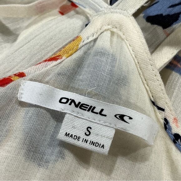 O'Neill Marlo Cream Floral Print NWT Wrap Dress - Picture 16 of 16